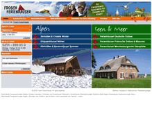 Tablet Screenshot of frosch-ferienhaus.de